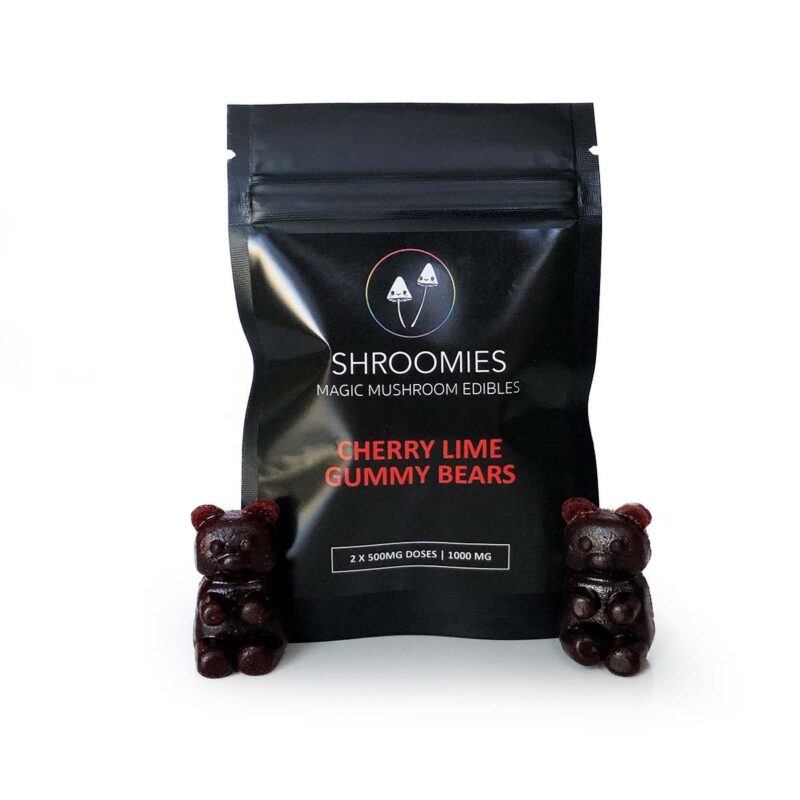 SHROOMIES – Cherry Lime Gummy Bears (1000mg)