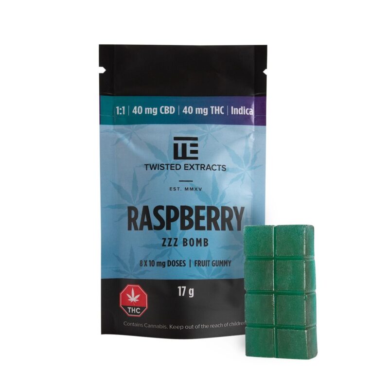 Raspberry Zzz 1:1 Indica Jelly Bomb